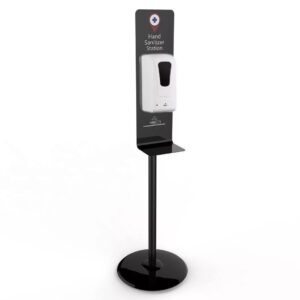 Automatic Hand Sanitizer Dispenser with Adjustable Stand I Black Color